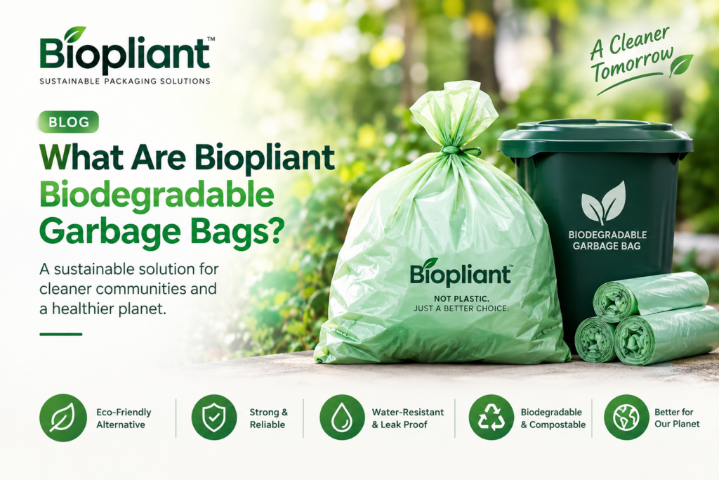 Compostable and biodegradable bags